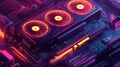 rendering illuminating gpu Royalty Free Stock Photo
