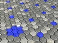 Rendering image looks like Crystals of hexagonal c