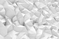 Rendering of white polygonal triangular geometric abstract background