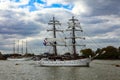 Rendez-Vous Tall Ships Regatta 2017 Greenwich river Thames Royalty Free Stock Photo