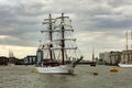 Rendez-Vous Tall Ships Regatta 2017 Greenwich river Thames Royalty Free Stock Photo