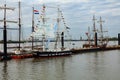 Rendez-Vous Tall Ships Regatta 2017 Greenwich river Thames Royalty Free Stock Photo