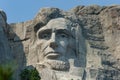 Rendition of Abraham Lincoln on Mount Rushmore Royalty Free Stock Photo