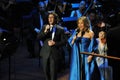 Renee Fleming and Josh Groban at Avery Fisher Hall Royalty Free Stock Photo