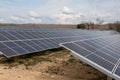 Solar power plant installed in Provence, France