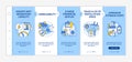 Renewable energy challenges onboarding vector template