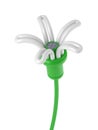 Renewable energy - flower lamp
