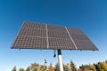 Renewable Energy - Photovoltaic Solar Panel Array Royalty Free Stock Photo