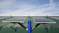 Renewable energy: solar panels Royalty Free Stock Photo