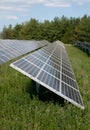 Renewable energy: solar panels Royalty Free Stock Photo