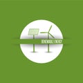 Renewable energy symbols