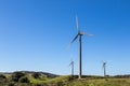 Renewable Energy: Wind Turbines Harnessing Nature's Power Royalty Free Stock Photo