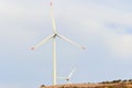 Renewable energy wind vane. Royalty Free Stock Photo