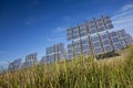 Renewable Green Energy Photovoltaic Solar Panels Royalty Free Stock Photo