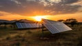 renewable solar panel sun Royalty Free Stock Photo