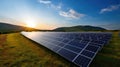renewable sun solar panel Royalty Free Stock Photo