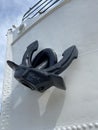 Renewed Old Anchor in Maritime Museum