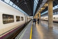 Renfe high speed passanger train at Sevilla station in Spain Royalty Free Stock Photo