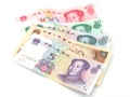 Renminbi, the currency note of china Royalty Free Stock Photo