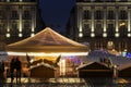 Rennes' carousel in the middle of place du Parlement-De-Bretagne