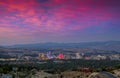 Reno City Sunset Royalty Free Stock Photo