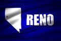 Reno flag illustration