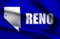 Reno flag illustration