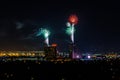 RENO - JULY 04 : The Nugget fireworks show as part of the 4th of