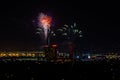 RENO - JULY 04 : The Nugget fireworks show as part of the 4th of