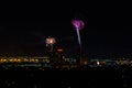 RENO - JULY 04 : The Nugget fireworks show as part of the 4th of