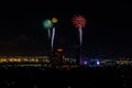 RENO - JULY 04 : The Nugget fireworks show as part of the 4th of