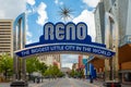 Latest version of the City of Reno famous arch