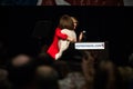 Reno, NV - June 23, 2018 - Elizabeth Warren and Catherine Cortez Masto Hugging At Nevada State Democratic Convention