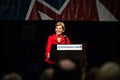 Reno, NV - June 23, 2018 - Elizabeth Warren Smiling Happy At Nev