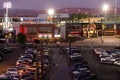 Reno, NV / USA - July 20 2019: Aces Ballpark parking lot filling up before a baseball game starts