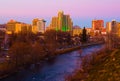 Reno at sunset Royalty Free Stock Photo