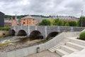 Renovated bridge of Stavelot Royalty Free Stock Photo