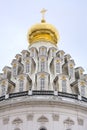 Renovated Dome of Resurrection Cathedral in New Jerusalem in Istra Royalty Free Stock Photo