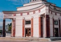 The renovated entrance of the Arbatskaya metro station, Moscow city centre, Russia