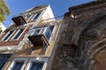 Neoclassical houses on the Greek island of Symi