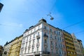 Renovated old buildings, beautiful old houses in Munich, Lehel Royalty Free Stock Photo