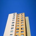 Renovated residential prefab house Royalty Free Stock Photo