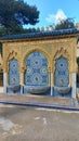 renovated water fountain in the jnane sbil garden created in 1444