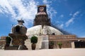 Renovation of the Bodnath Stupa Royalty Free Stock Photo