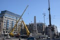 Renovation At The Dam Remembrance Monument At Amsterdam The Netherlands 25-3-2020