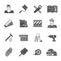 Renovation Icons Set Royalty Free Stock Photo
