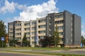 Renovation of Old Communist-Built Apartment Building in Lithuania with European Investment Funds Royalty Free Stock Photo