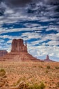 Renowned Buttes of Monument Valley in Utah State in the United States Of America Royalty Free Stock Photo