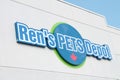 tor, canada - august 10, 2023: rens pets depot front store entrance storefront facade logo sign exterior. p