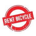 Rent Bicycle rubber stamp